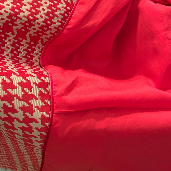 NWT WHBM Red Houndstooth Jacket Tie Belt - Picture 10 of 13